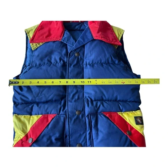 Vintage 80s Sterns Goose Down Puffer Vest, Small Retro - Picture 5 of 9